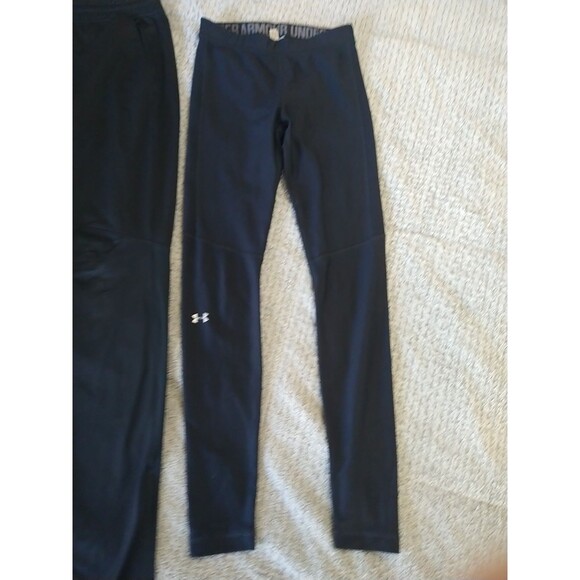 Under Armor Ladies Athletic Pants Lot 2 Piece Black Small - Picture 3 of 9